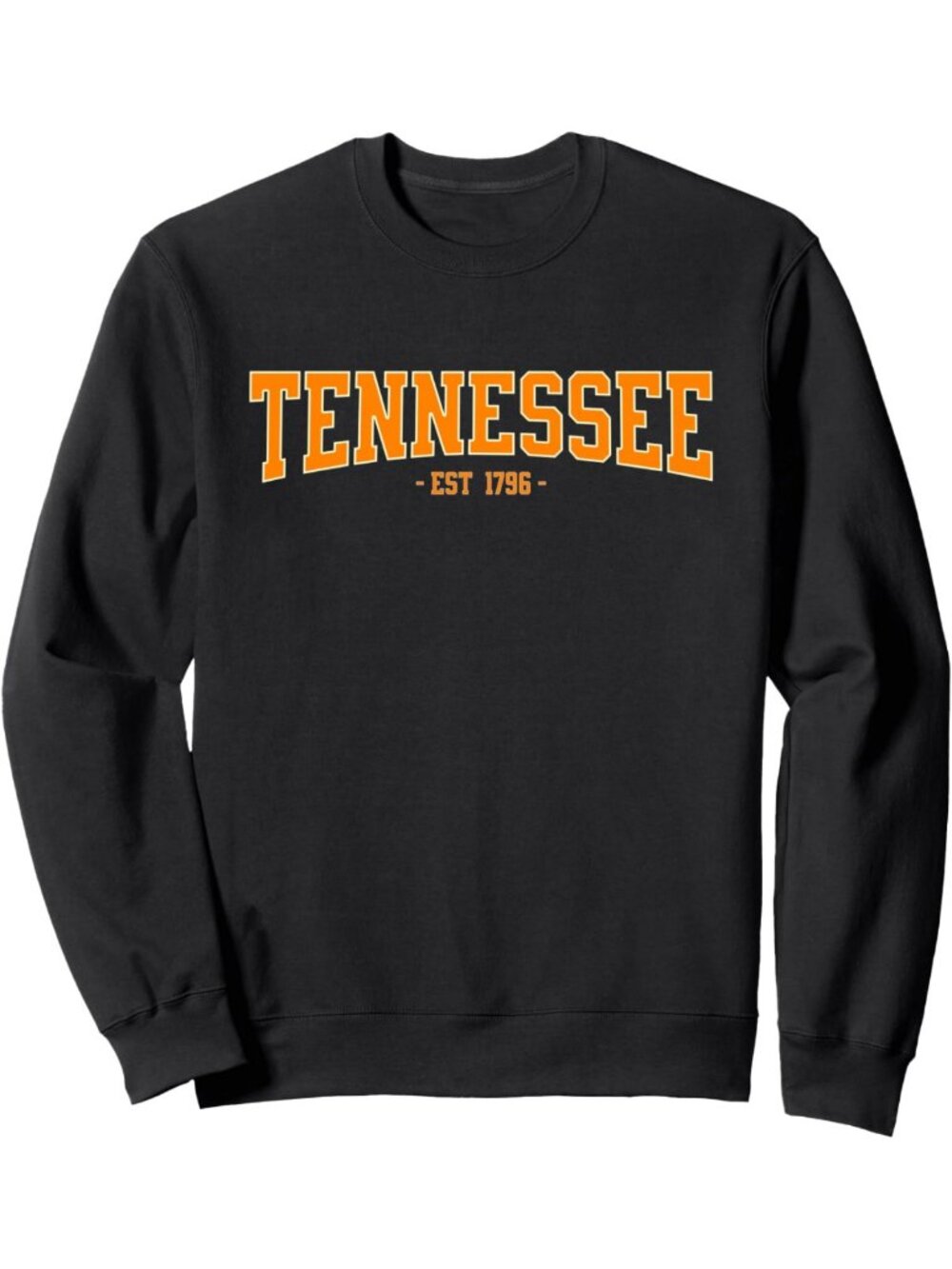 Retro Vintage Tennessee Sweatshirt | Classic TN Orange Print Varsity Style